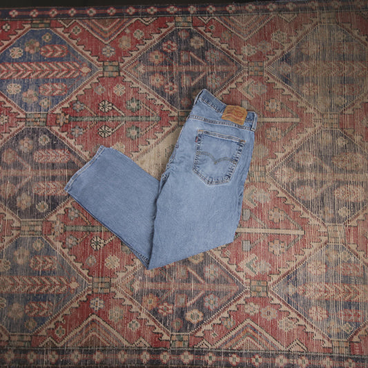 Levi's 559 W34 L26 Straight Leg Relaxed Fit Blue Denim Jeans