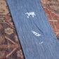 Wrangler W38 L33 Straight Leg Relaxed Fit Blue Denim Jeans