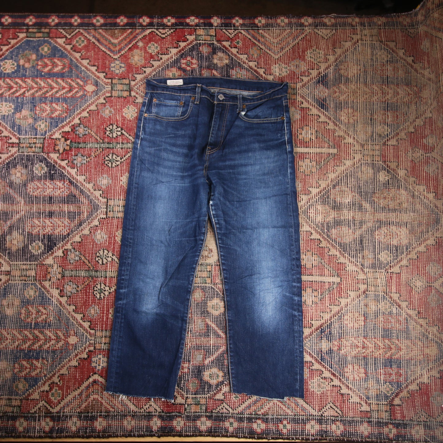 Levi's 502 W34 L23 Tapered Leg Regular Fit Blue Denim Jeans