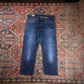 Levi's 502 W34 L23 Tapered Leg Regular Fit Blue Denim Jeans