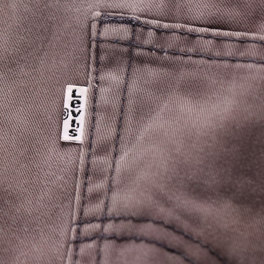 Levi's 514 White Tab W32 L30 Straight Leg Grey Denim Jeans
