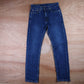 Levi's 505 Red Tab W30 L31 Straight Leg Regular Fit Blue Denim Jeans