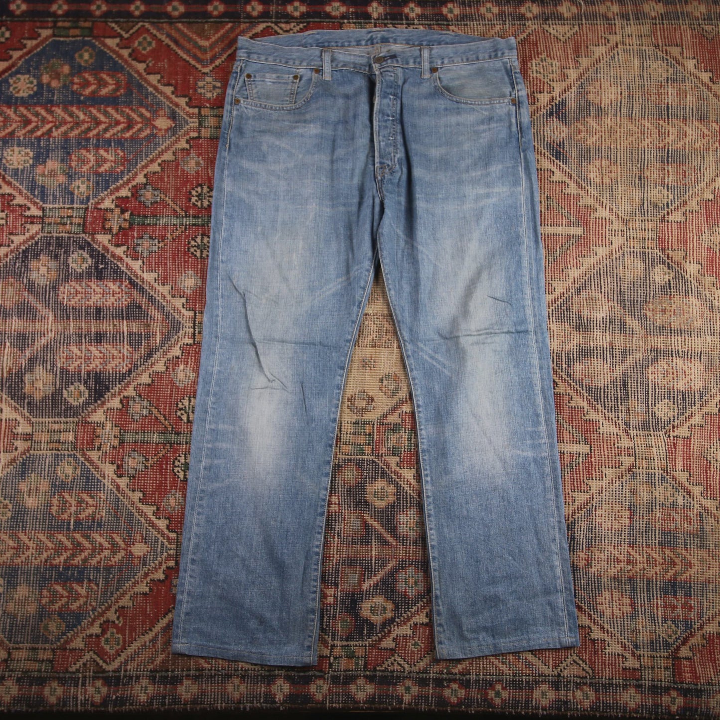 Levi's 501 W38 L34 Original Fit Blue Denim Jeans