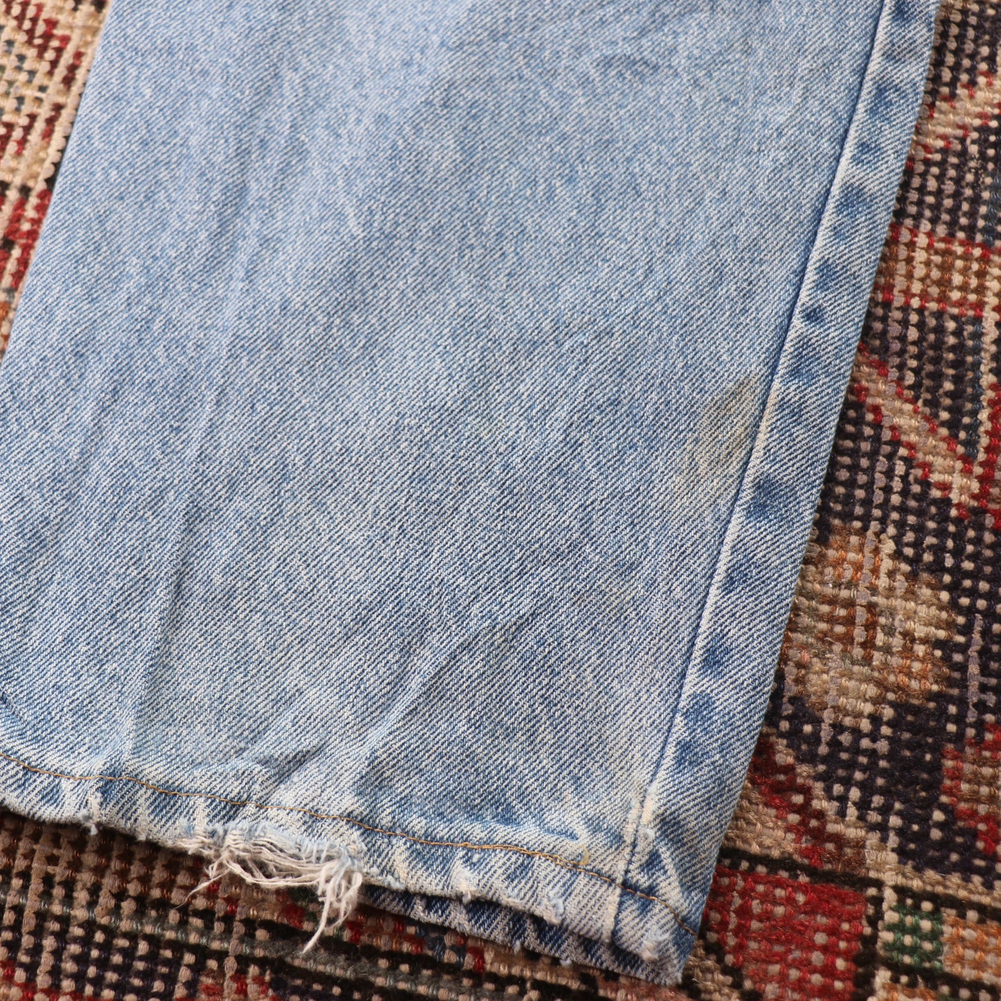 Wrangler W34 L31 Straight Leg Blue Denim Jeans