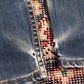Levi's 504 W30 L30 Straight Leg Regular Fit Classic Ripped Style Blue Denim Jean
