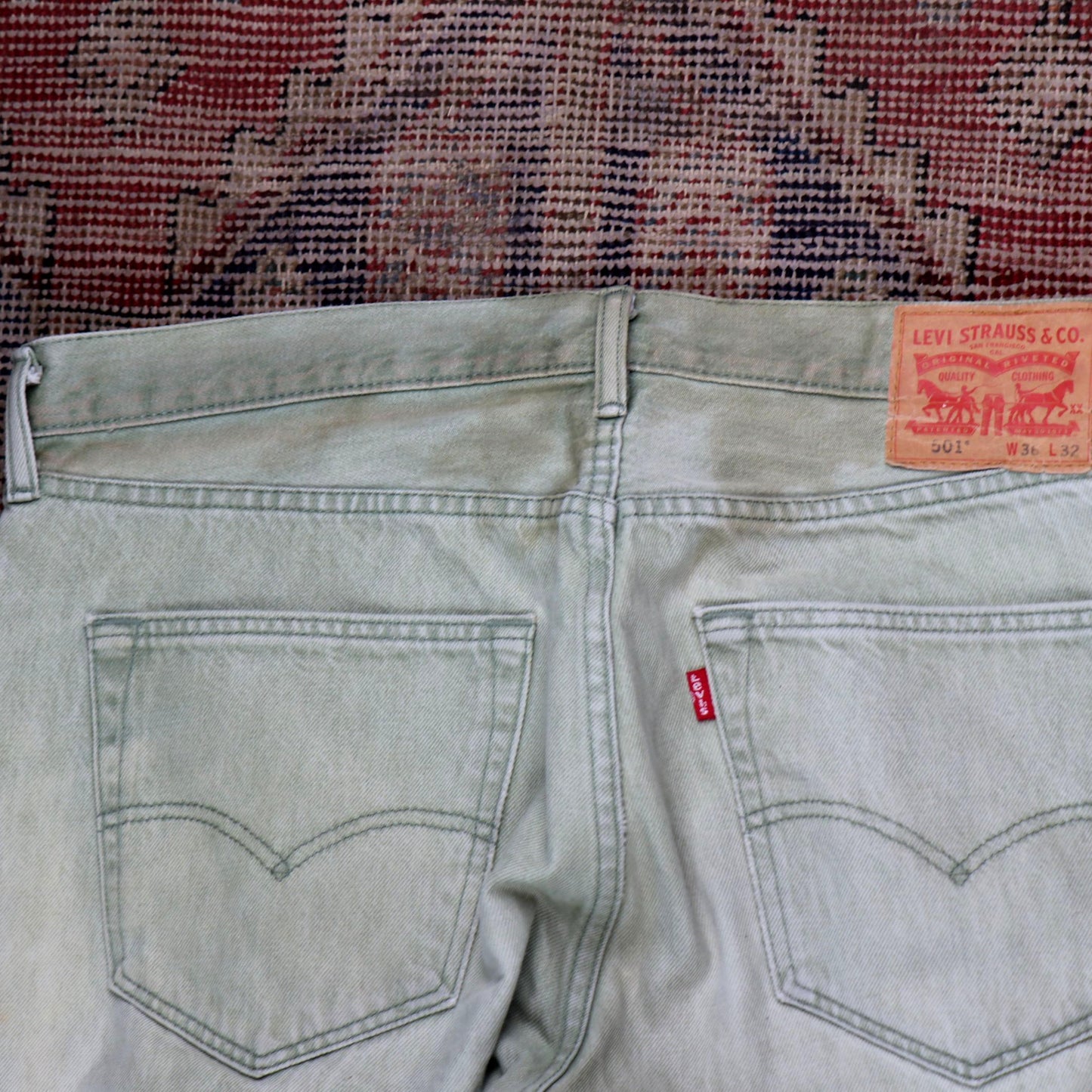 Levi's 501 W36 L31 Original Fit Blue Denim Jeans