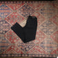 Levi's 505 W28 L31 Straight Leg Regular Fit Classic Ripped Style Black Denim Jea