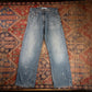 Levi's 505 W32 L31 Straight Leg Regular Fit Blue Denim Jeans