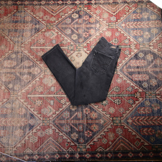 Levi's W30 L27 Skinny Black Denim Jeans