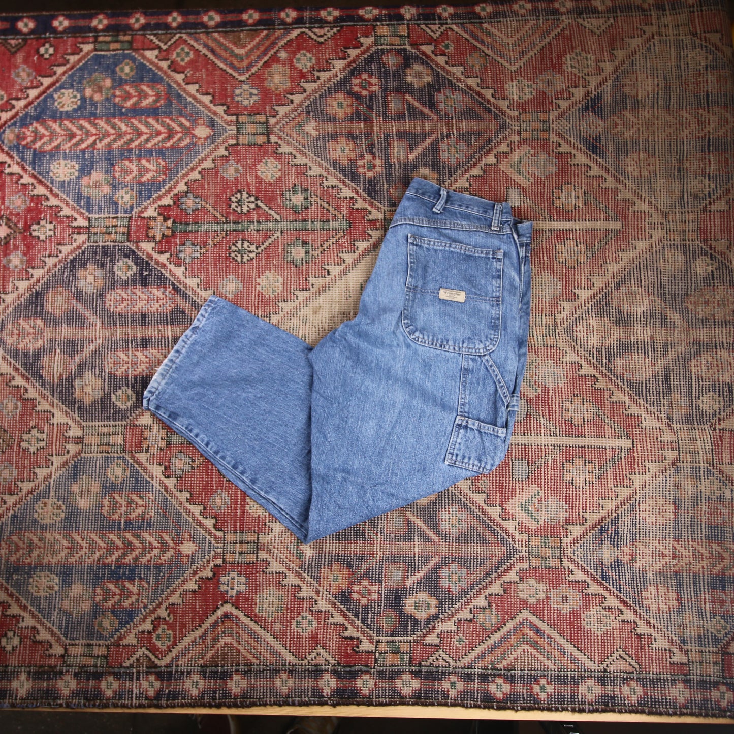 Wrangler W34 L28 Carpenter Blue Denim Jeans