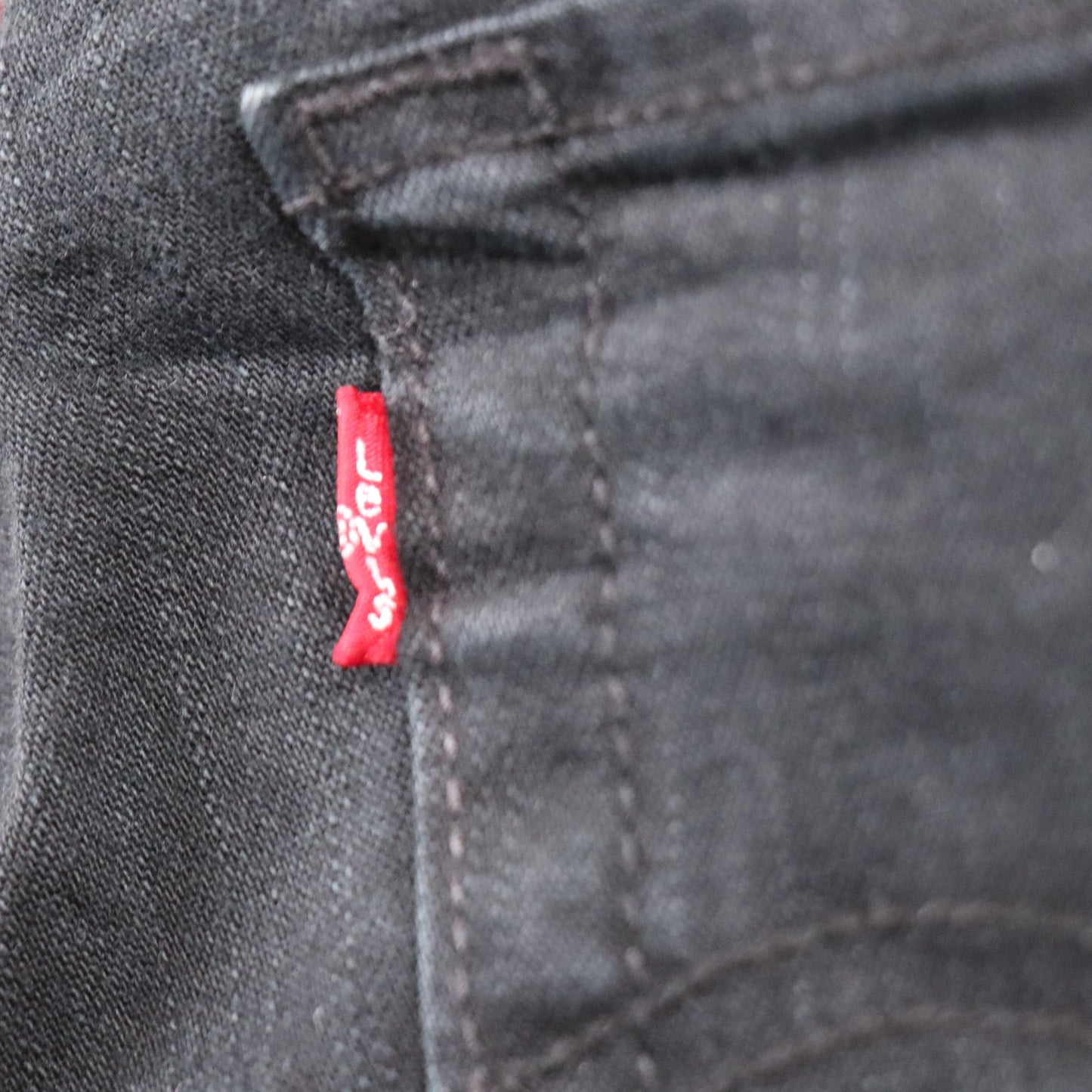 Levi's 512 W36 L26 Bootcut Black Denim Jeans