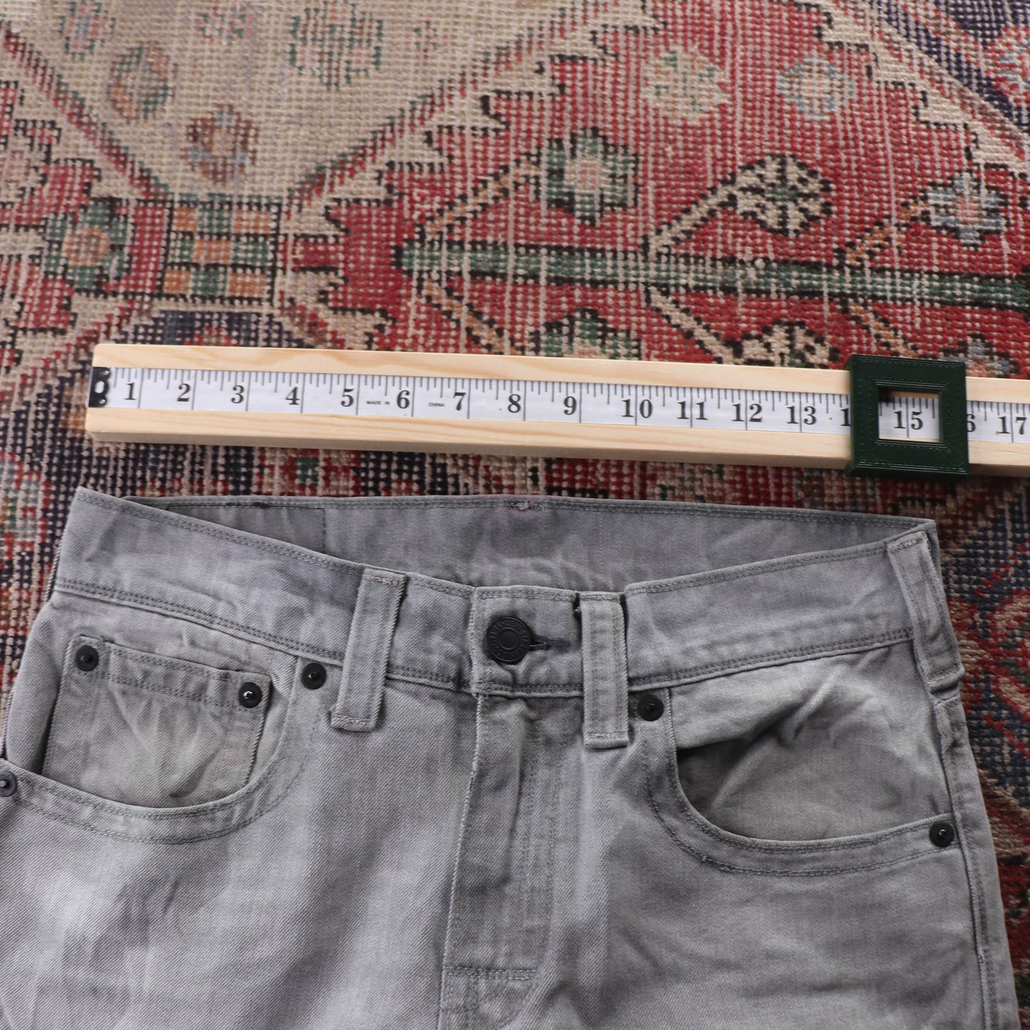 Levi's Red Tab W30 L30 Straight Leg Grey Denim Jeans