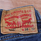 Levi's 505 Red Tab W38 L28 Straight Leg Regular Fit Blue Denim Jeans