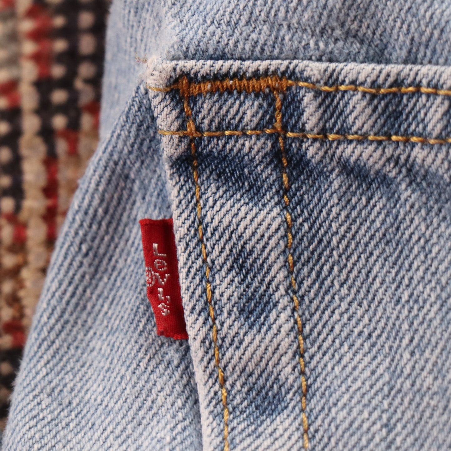 Levi's 550 W36 L30 Tapered Leg Relaxed Fit Blue Denim Jeans