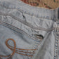Lee W38 L28 Flared Blue Denim Jeans