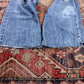 Lee W34 L27 Straight Leg Relaxed Fit Classic Ripped Style Blue Denim Jeans
