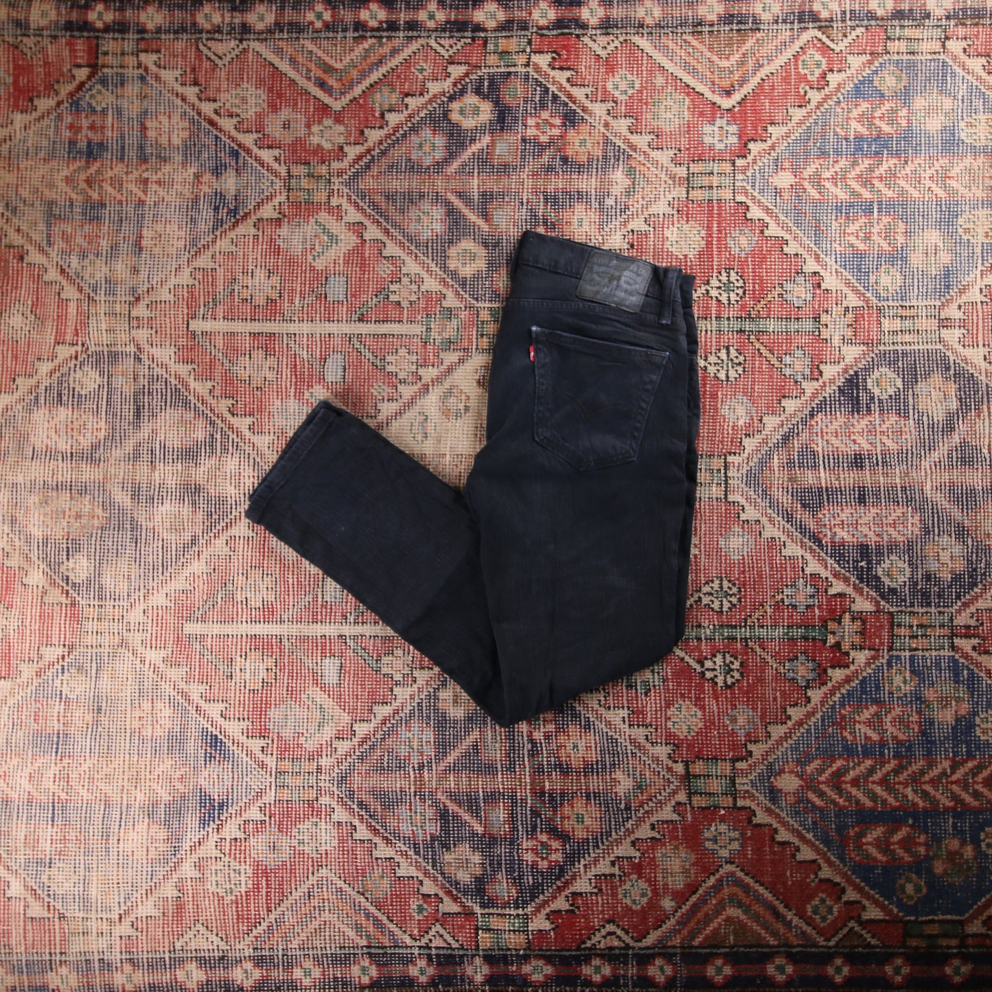 Levi's 511 Red Tab W32 L29 Slim Fit Black Denim Jeans