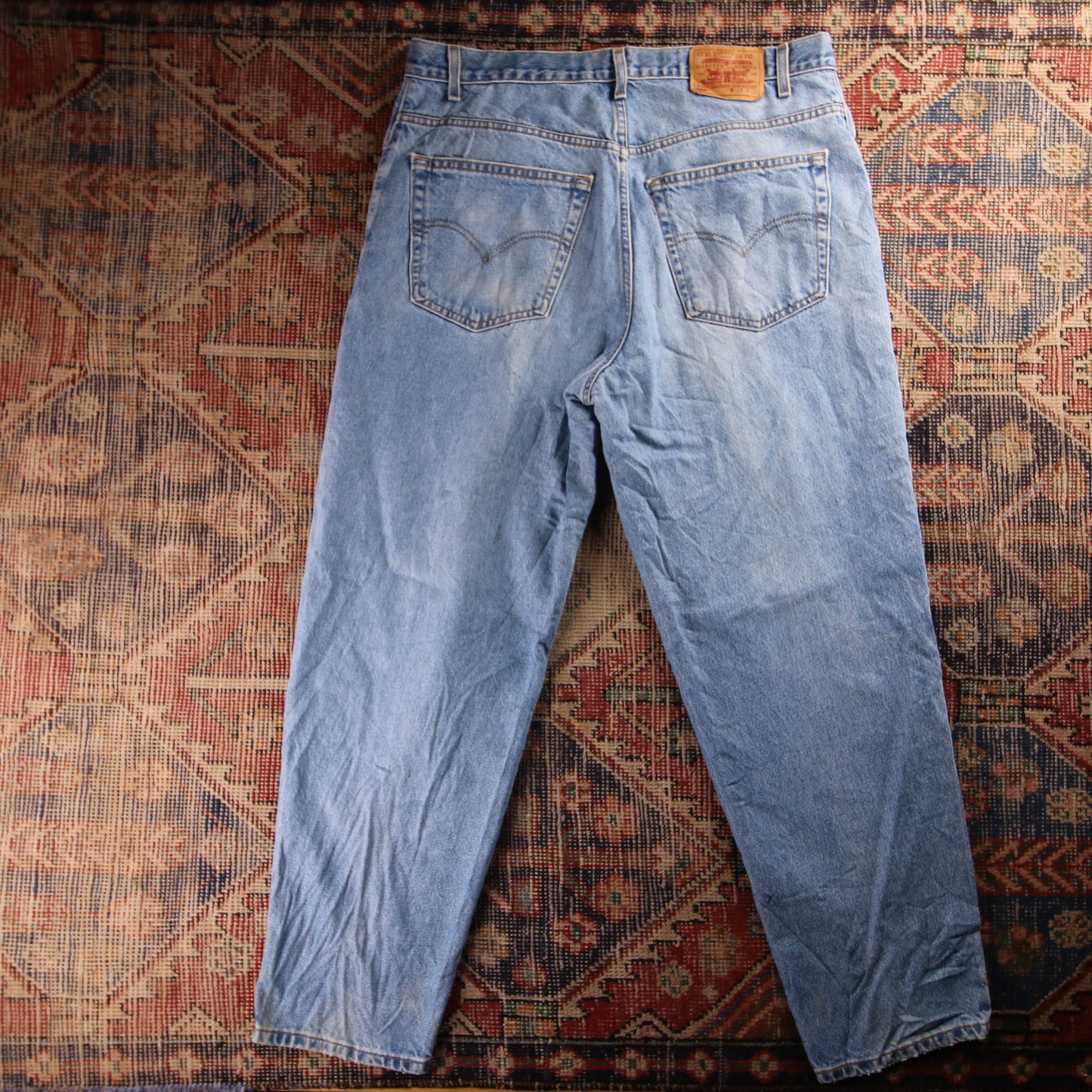 Levi's 560 Red Tab W38 L31 Comfort Fit Blue Denim Jeans