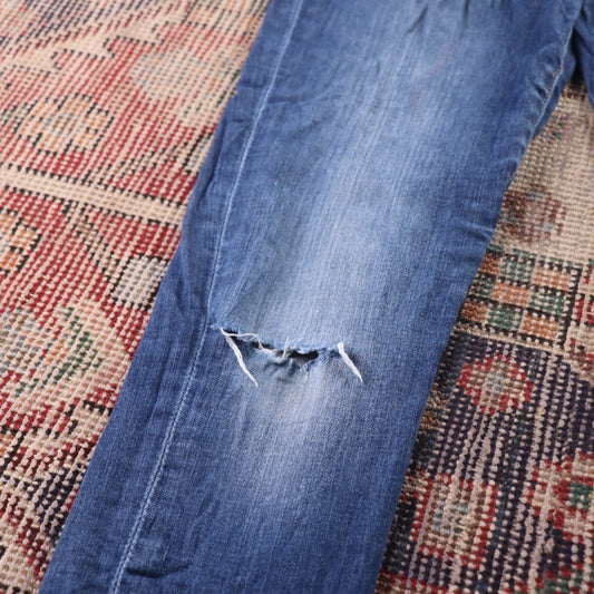 Levi's 502 Red Tab W32 L29 Tapered Leg Regular Fit Blue Denim Jeans