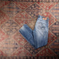 Levi's 506 Red Tab W34 L34 Straight Leg Classic Ripped Style Blue Denim Jeans