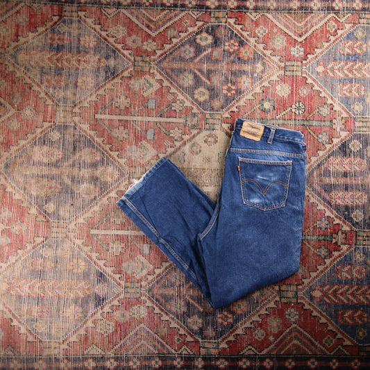 Levi's 501 Red Tab W36 L27 Original Fit Blue Denim Jeans