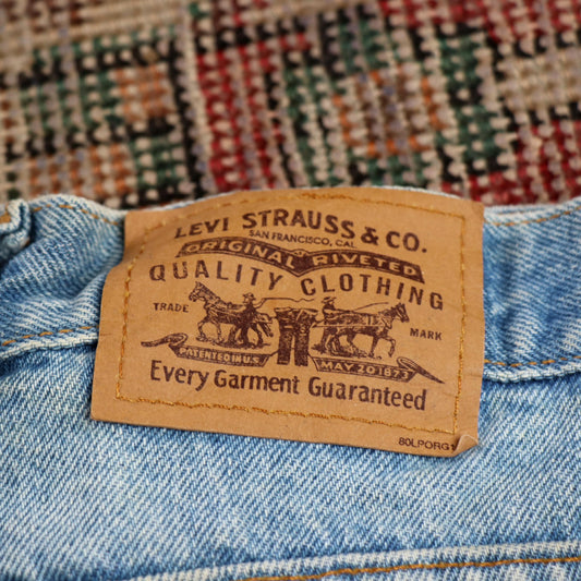 Levi's Orange Tab W28 L25 Tapered Leg Relaxed Fit Blue Denim Jeans