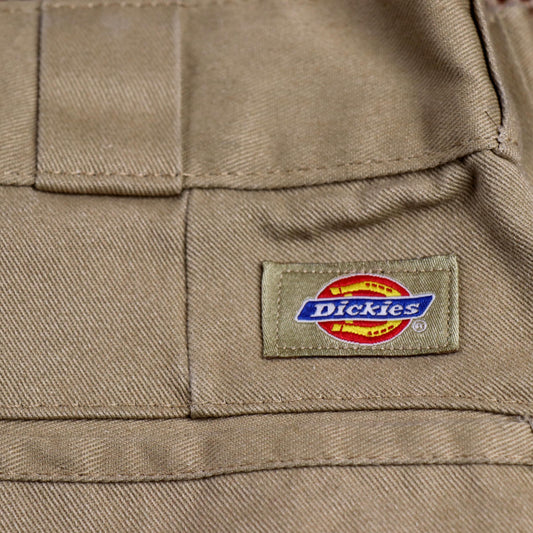 Dickies 874 W34 L32 Straight Leg Beige Cotton Blend Trousers