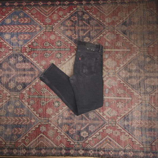 Levi's 510 W30 L28 Skinny Black Denim Jeans