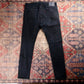 Levi's Red Tab W30 L31 Slim Straight Leg Jeans Black Denim Jeans
