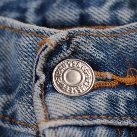 Levi's W30 L34 Relaxed Straight Leg Blue Denim Jeans