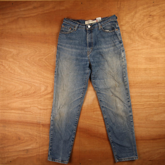 Levi's 512 Red Tab W30 L3 Tapered Leg Slim Fit Blue Denim Jeans