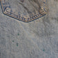 Levi's W34 L29 Tapered Leg Relaxed Fit Classic Ripped Style Blue Denim Jeans