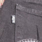 Levi's 585 W34 L34 Flared Black Denim Jeans