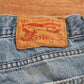 Levi's 514 Red Tab W36 L29 Straight Leg Blue Denim Jeans