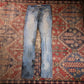 Levi's 712 W26 L31 Straight Leg Blue Denim Jeans