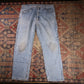 Wrangler W40 L31 Straight Leg Blue Denim Jeans