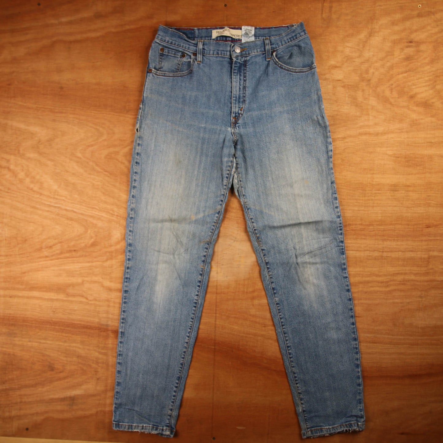 Levi's 514 Red Tab W30 L30 Straight Leg Blue Denim Jeans