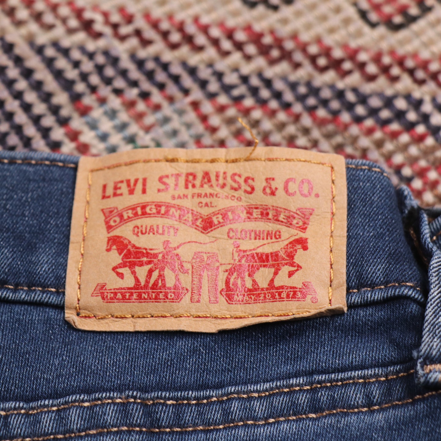 Levi's 710 W28 L30 Skinny Blue Denim Jeans