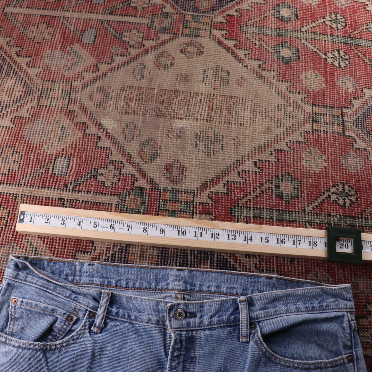 Levi's 505 Red Tab W40 L29 Straight Leg Regular Fit Blue Denim Jeans