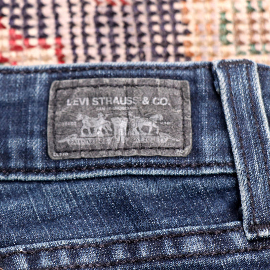 Levi's W32 L29 Skinny Blue Denim Jeans