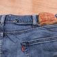 Levi's 505 Red Tab W40 L29 Straight Leg Regular Fit Blue Denim Jeans