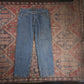 Lee W34 L29 Straight Leg Relaxed Fit Blue Denim Jeans