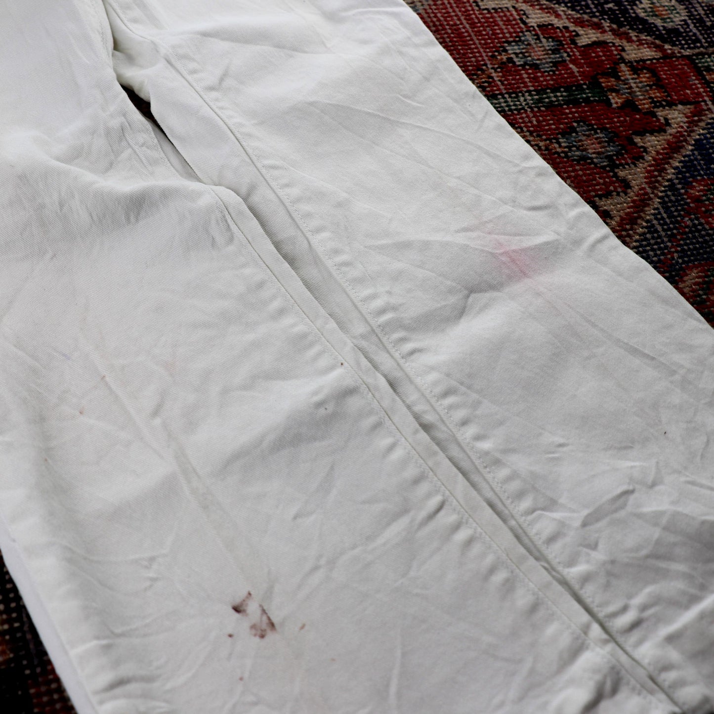 Levi's 515 W30 L27 Flared White Denim Jeans