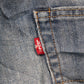 Levi's 513 Red Tab W34 L32 Straight Leg Slim Fit Blue Denim Jeans