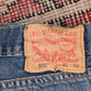 Levi's 505 W36 L30 Straight Leg Regular Fit Blue Denim Jeans