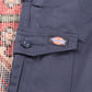 Dickies Double Knee W40 L31 Cargo Navy Cotton Blend Trousers