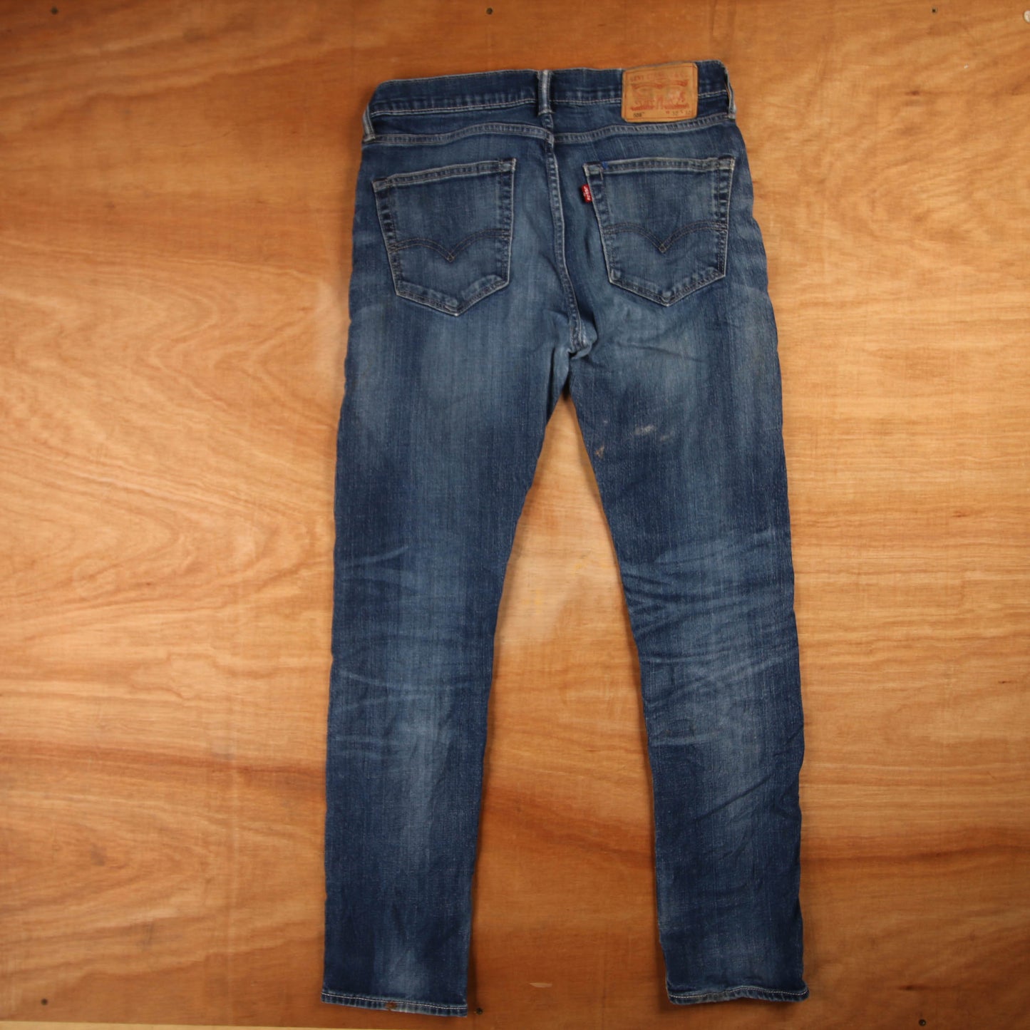 Levi's 508 Red Tab W32 L30 Tapered Leg Regular Fit Blue Denim Jeans