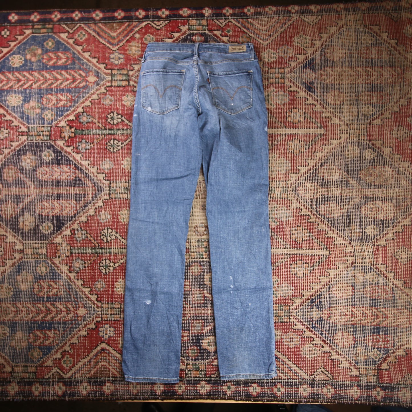 Levi's W28 L30 Skinny Blue Denim Jeans
