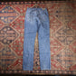 Levi's W28 L30 Skinny Blue Denim Jeans