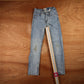 Levi's 502 Red Tab W26 L26 Tapered Leg Regular Fit Blue Denim Jeans